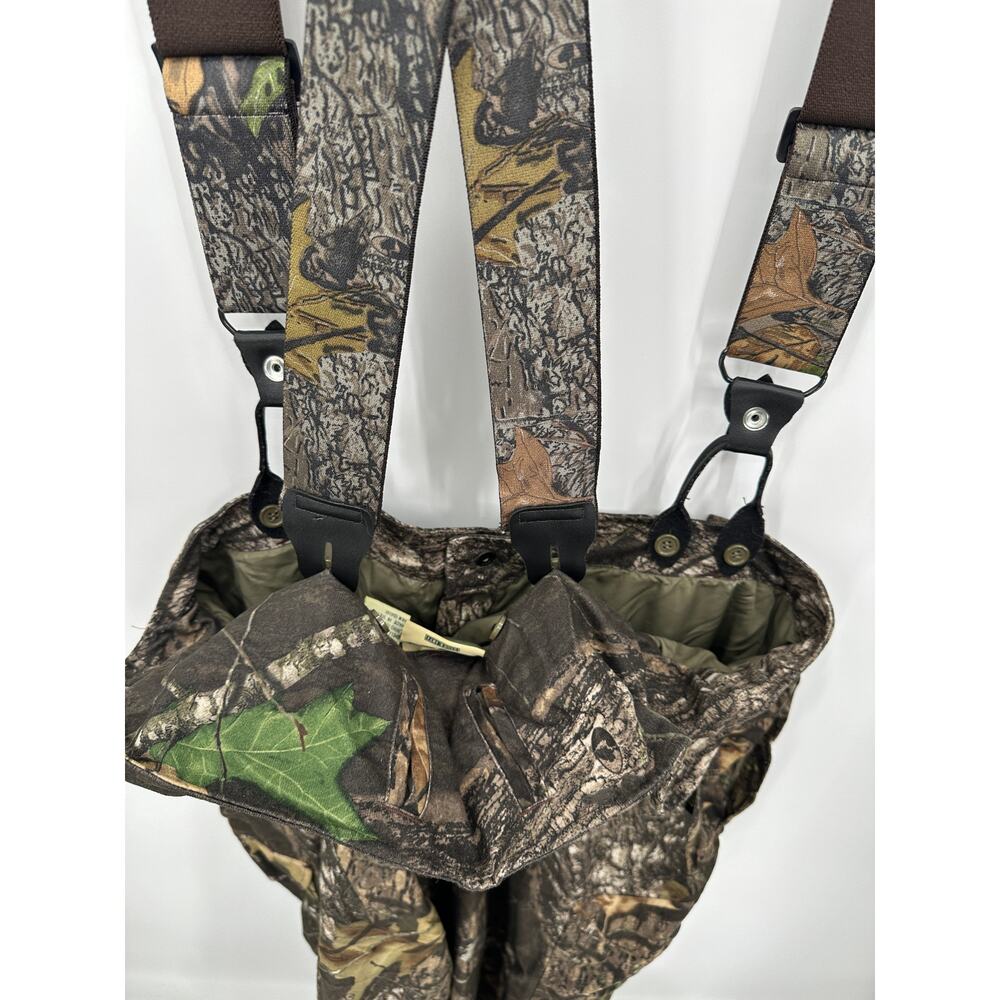 Field & Stream Camo Mossy Oak Hunting Bibs Overalls Outdoor Nature Men Size XXL - Picture 7 of 8